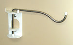 Wall Control Stainless Steel Pivot Hook/IV Hook, White