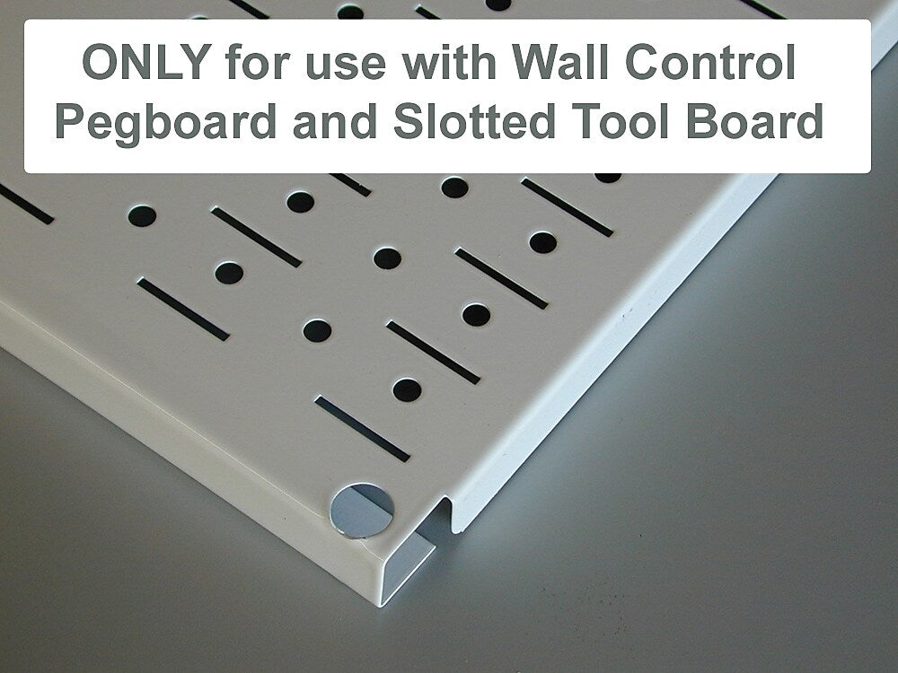 Wall Control Deluxe Metal Pegboard Hook Kit, Red