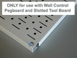 Wall Control Deluxe Metal Pegboard Hook Kit, Red