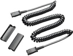 Plantronics QD to QD Extension Cable, Black (40703-01)