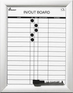 AbilityOne Skilcraft In-Out Dry Erase Board, Aluminum Frame, 11" x 14" (NIB014845261)