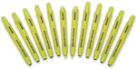 AbilityOne SKILCRAFT Retractable Highlighter, Chisel Tip, Yellow, Dozen (NSN5548210)