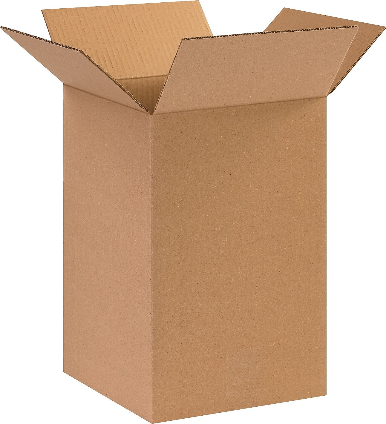 10" x 10" x 14" Heavy Duty Shipping Boxes, Brown, 25/Bundle (101014)