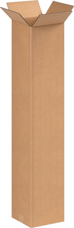 10" x 60" x 10" Shipping Boxes, Brown, 15/Bundle (101060)