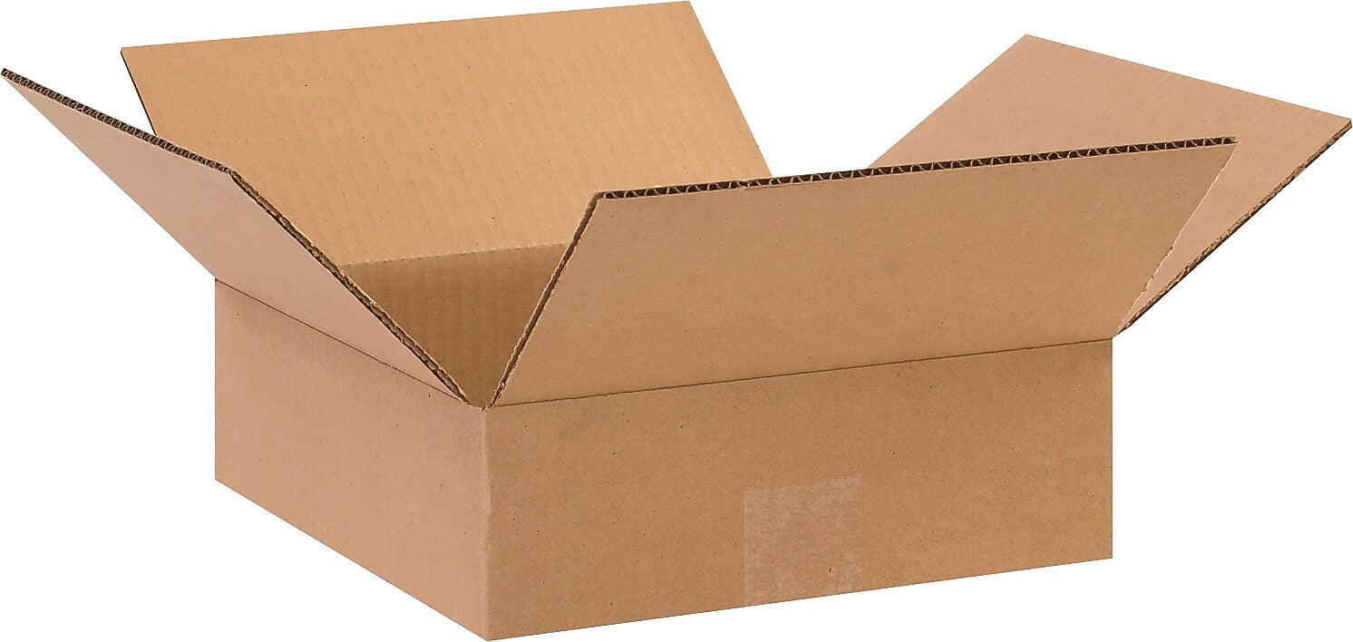 11" x 3" x 11" Shipping Boxes, Brown, 25/Bundle (11113)