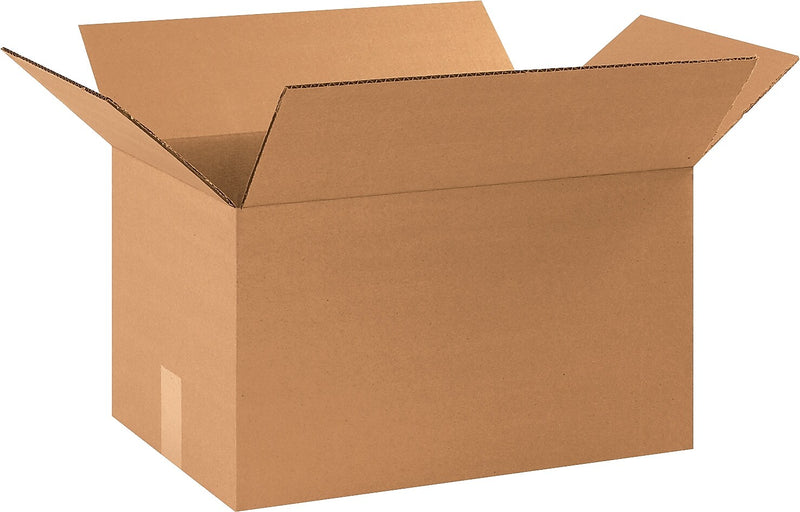 17" x 12" x 10" Heavy Duty Shipping Boxes, 32 ECT, Brown, 25/Bundle (171210)