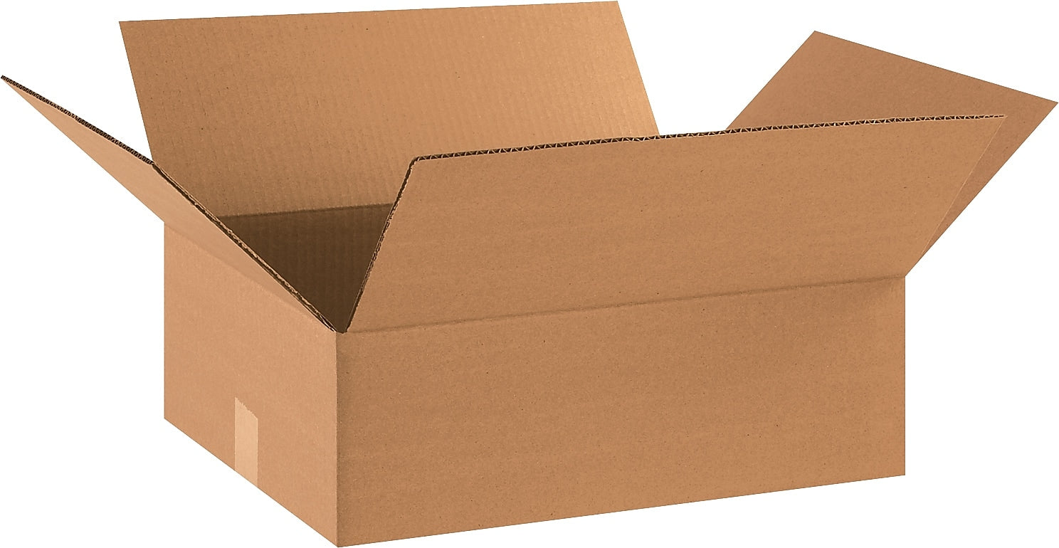 17" x 14" x 5" Shipping Boxes, 32 ECT, Brown, 25/Bundle (17145)