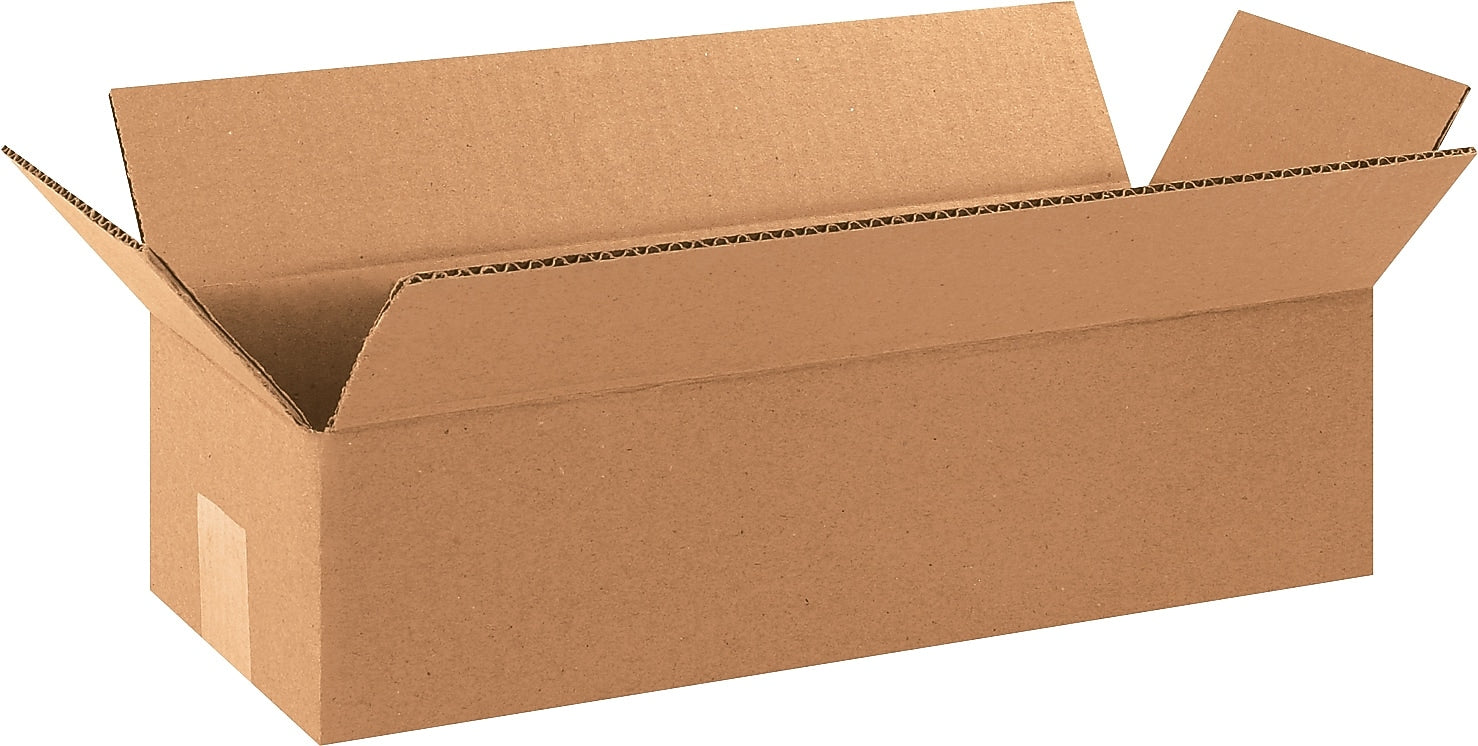19" x 6" x 4" Shipping Boxes, 32 ECT, Brown, 25/Bundle (1964)