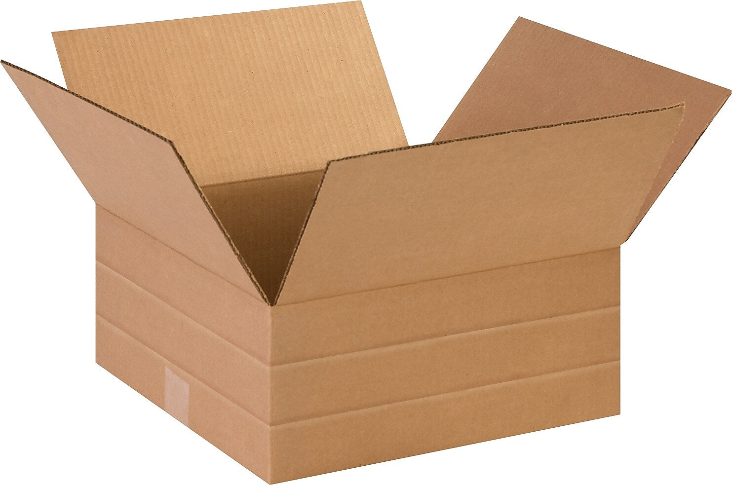 14" x 6" x 14" Multi-Depth Shipping Boxes, Brown, 25/Bundle (MD14146)