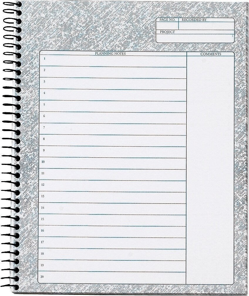 TOPS Docket 6.75" x 8.5" Planner, Paper Cover, Burgundy (63754)