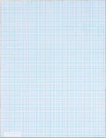 TOPS Graph Pad, 8.5" x 11", Graph Ruled, White, 50 Sheets/Pad (33081)