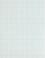 TOPS Graph Pad, 8.5" x 11", Graph Ruled, White, 50 Sheets/Pad (35041)