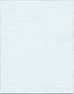 TOPS Notepad, 8.5" x 11", Graph Ruled, White, 50 Sheets/Pad (33101)