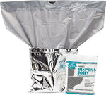 Brief Relief Disposa-John Portable Restroom, 100 Sets/Carton (BR500)