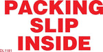 Decker Tape "Packing Slip Inside" Label, 2" x 4", 500/Roll (DL1181B)