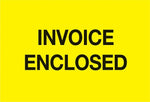 Decker Tape "Invoice Enclosed" Label, 2" x 3", 500/Roll (DL2449B)
