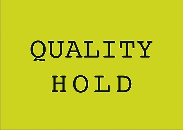 Decker Tape "Quality Hold" Label, 2" x 3", 500/Roll (DL3233B)