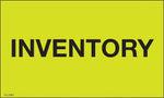 Decker Tape "Inventory" Label, 3" x 5", 500/Roll (DL3383C)