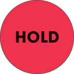 Decker Tape "Hold" Circle Label, 2", 500/Roll (DL3567C)