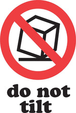 Decker Tape "Do Not Tilt" Label, 4" x 6", 500/Roll (DL4230D)