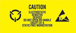 Decker Tape "Caution Electrostatic Sensitive Devices" Label, 1" x 2-1/2", 500/Roll (DL9060B)