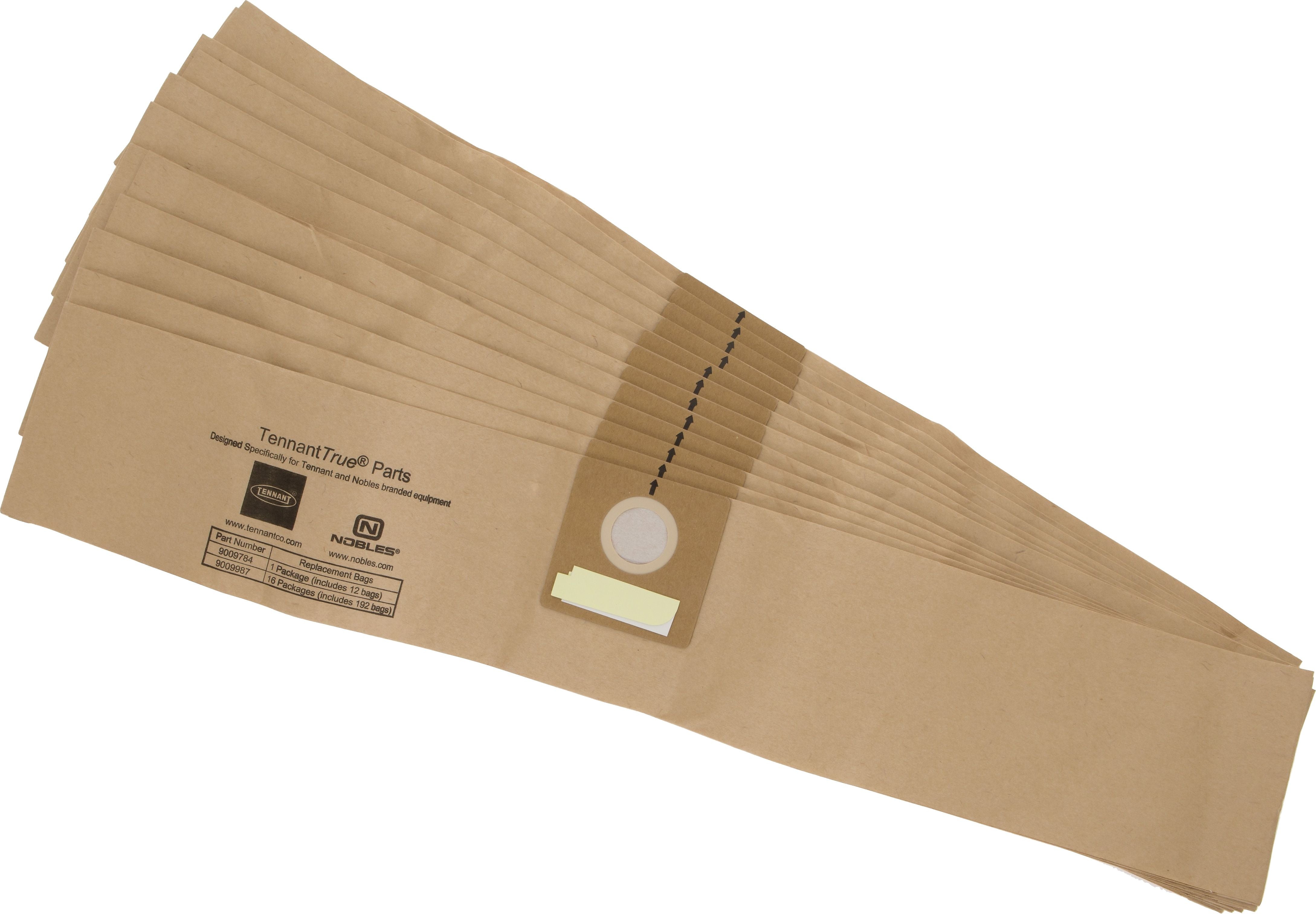 Tennant® Paper Filter Bags for Tidy Vac 6, 12/pk