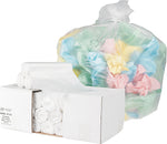 Ultra Plus® Can Liners Trash Bags, 10 microns Thickness, Natural, 30 gal, 500/Carton (WHD3710)