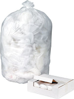 Ultra Plus® Can Liners Trash Bags, 14 microns Thickness, Natural, 60 gal, 200/Carton (WHD6014)