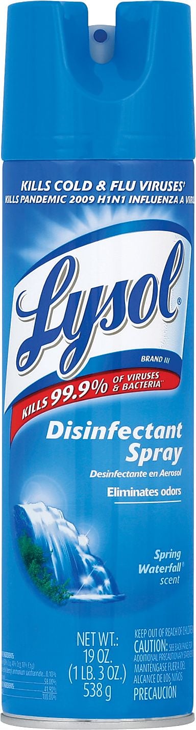 Lysol Disinfectant Aerosol Spray, Spring Waterfall, 19 oz. (RAC79326)