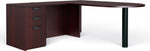 Global Superior BUNDLE11 Workstation, Mahogany