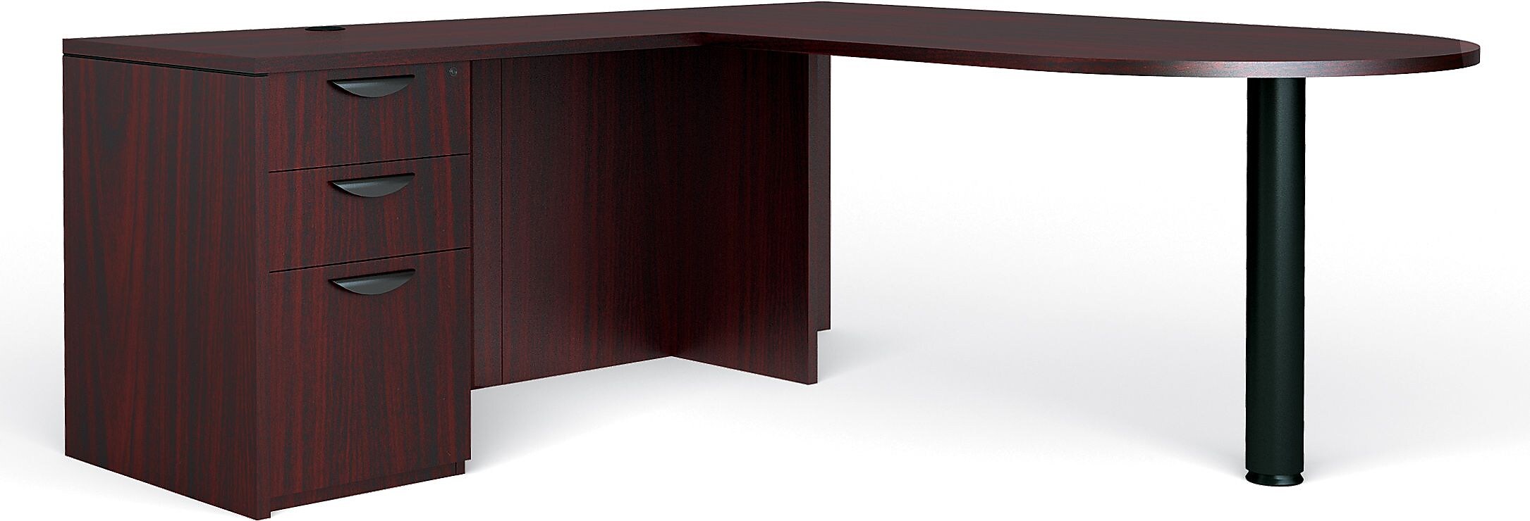 Global Superior BUNDLE11 Workstation, Mahogany
