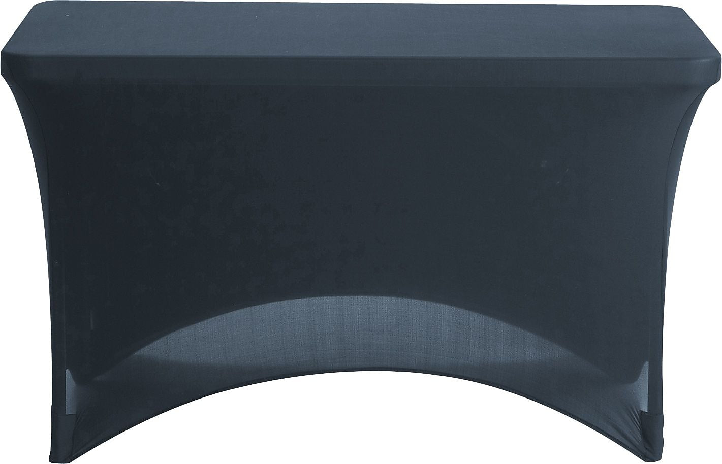 ICEBERG iGear Fabric Table Cover, Polyester/Spandex, 4', Black (16511)
