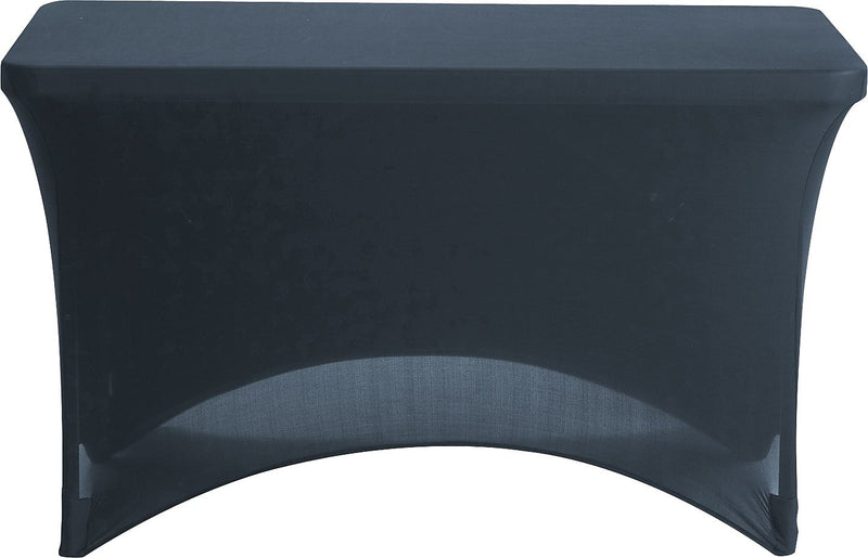 ICEBERG iGear Fabric Table Cover, Polyester/Spandex, 4', Black (16511)