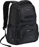 Targus Legend Laptop Backpack, Black Polyester (TSB705US)