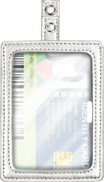 Cosco MyID Silver ID Badge Holder for Key Cards and ID Cards, Gray/Silver (075004)