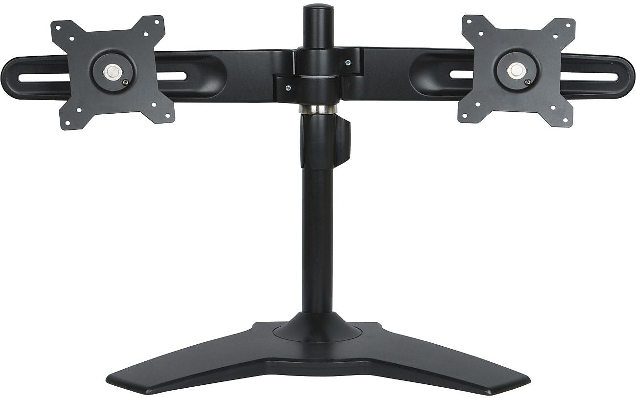 Planar Dual Monitor Adjustable Stand, Up to 24", Black (997-5253-00)