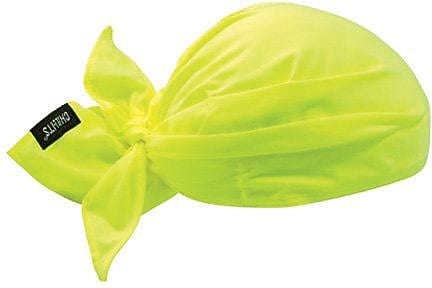 Ergodyne Chill-Its 6710 Cooling Towel, Lime, One Size, 6/Carton (12586)