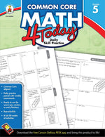Carson-Dellosa™ Common Core Math 4 Today Workbook, Grade 5