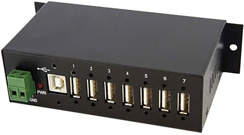 StarTech 7-Port USB 2.0 Hub, Black (CN1867)