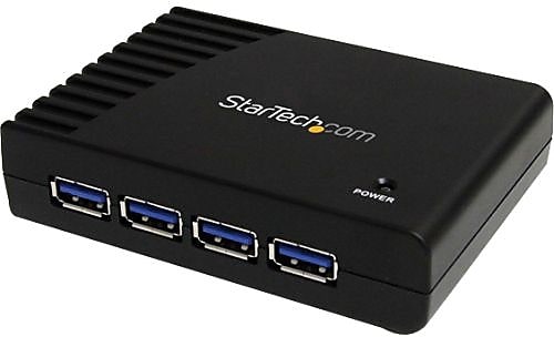 StarTech SuperSpeed 4-Port USB 3.0 Hub, Black (DX2558)