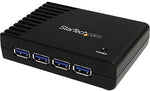 StarTech SuperSpeed 4-Port USB 3.0 Hub, Black (DX2558)