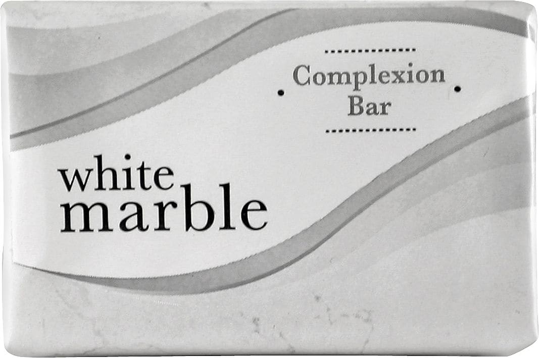 Dial® White Marble Guest Amenities Cleansing Soap, .75 Oz Bar, 1000/Cs