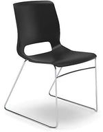 HON Motivate High-Density Stacking Chair, Onyx Shell, 4 per Carton