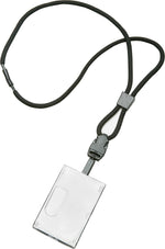AbilityOne SKILCRAFT Smart Card Holder Lanyard - Black