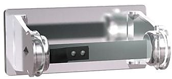 ASI® Single Toilet Tissue Holder, Surface Mounted, Chrome, 2 3/4"H x 4 1/4"W x 6"D