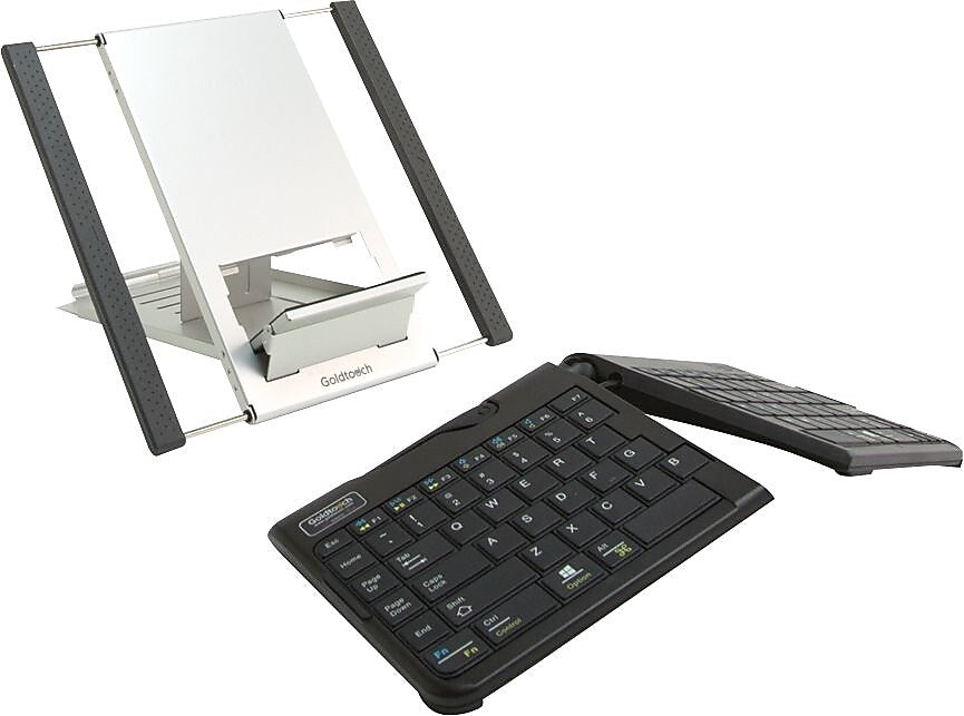 Goldtouch Go!2 Mobile Keyboard and Laptop Stand Bundle (GTLS-0099)