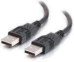 C2G 1m USB 2.0 A Male to A Male Cable - Black (3.2ft)