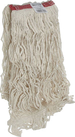 Rubbermaid Commercial Products Super Stitch 24 oz. Cotton Wet Mop, 1" Headband, White, 6/Carton (FGD11306WH00)