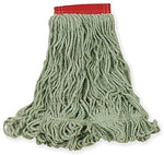 Rubbermaid Commercial Products Super Stitch 24 oz. Blend Wet Mop, 5" Headband, Green, 6/Carton (FGD25306GR00)
