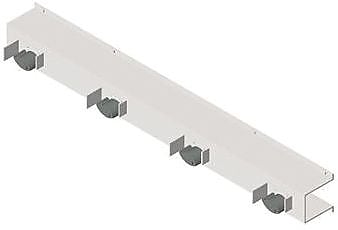 ASI® Mop & Broom Rack, Stainless Steel, 36" (10-8215-4)